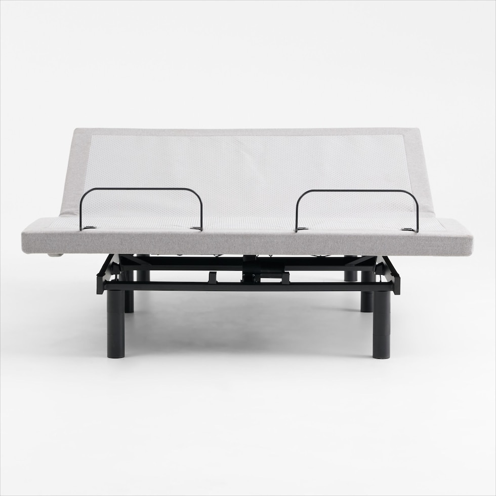 sleeptech gray split king adjustable foundation   