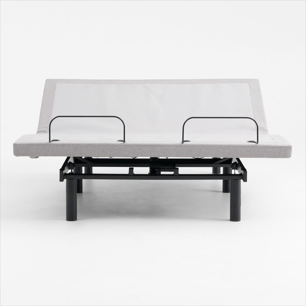 sleeptech gray split king adjustable foundation   