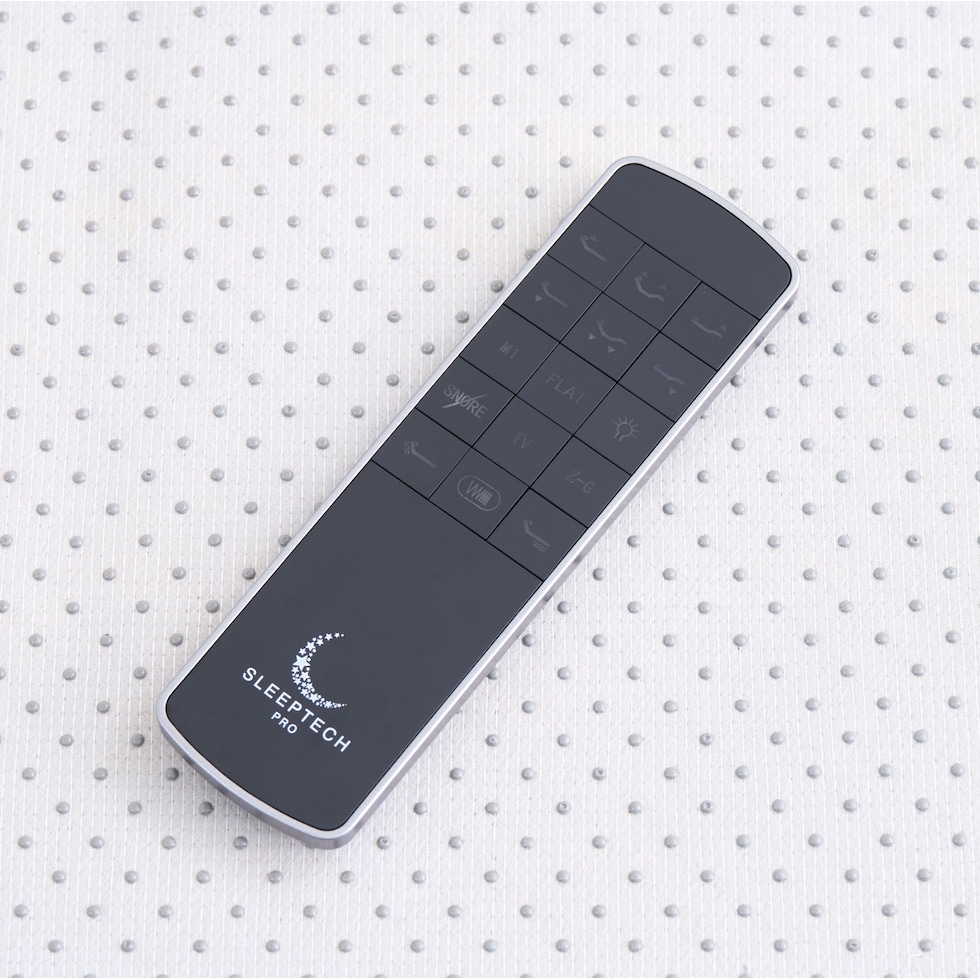 sleeptech gray split king adjustable foundation   
