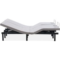 sleeptech gray split king adjustable foundation   