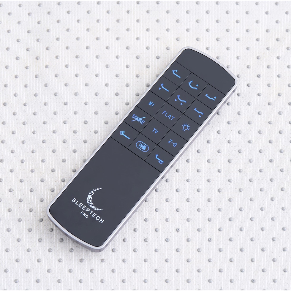 sleeptech gray split king adjustable foundation   