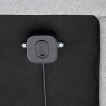 sleeptech gray split king adjustable foundation   