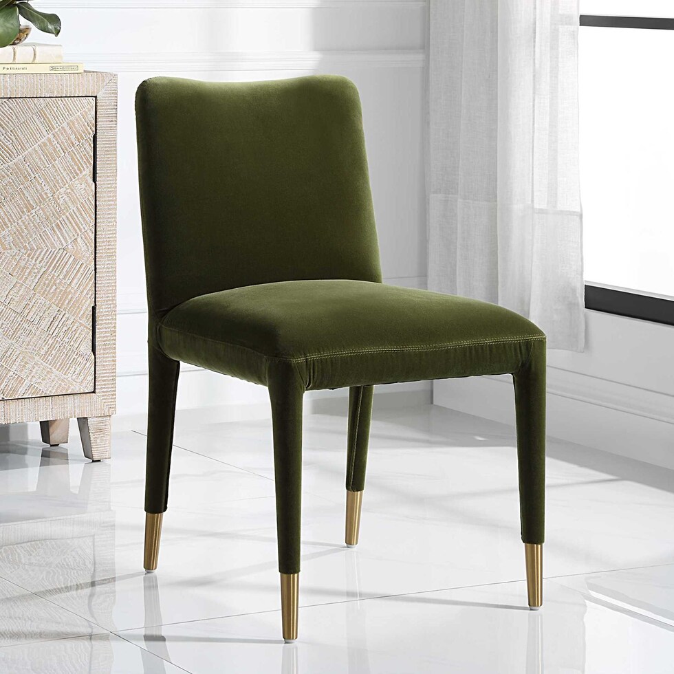 sofie green dining chair   