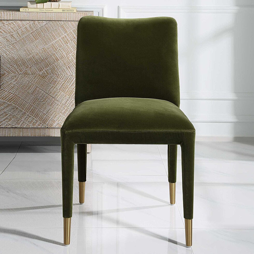 sofie green dining chair   