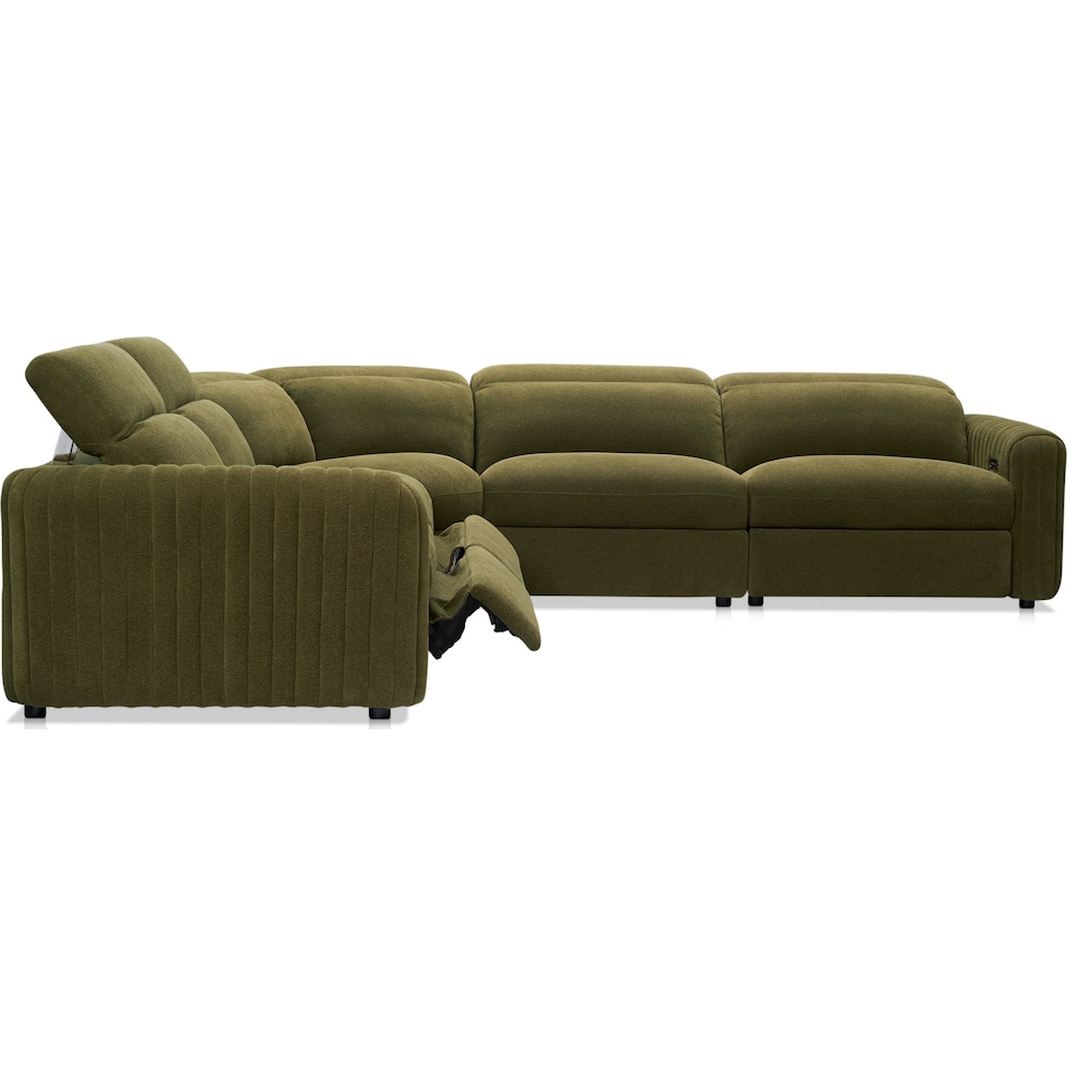 soho gray sectional   