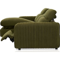 soho green sectional   