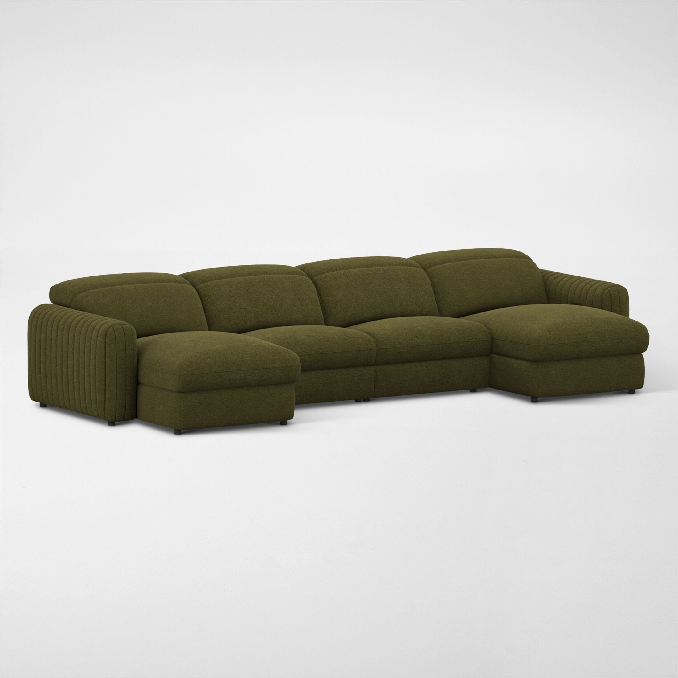 Soho Dual-Power 4-Piece Sectional with Dual Adjustable Base