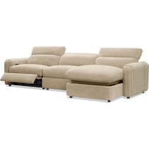 soho light brown sectional   
