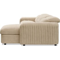 soho light brown sectional   