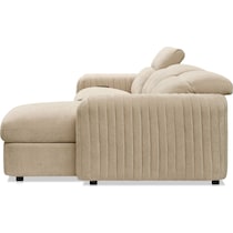 soho light brown sectional   