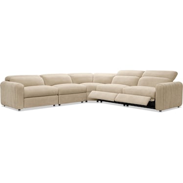 Soho Dual-Power Reclining 5-Piece Sectional