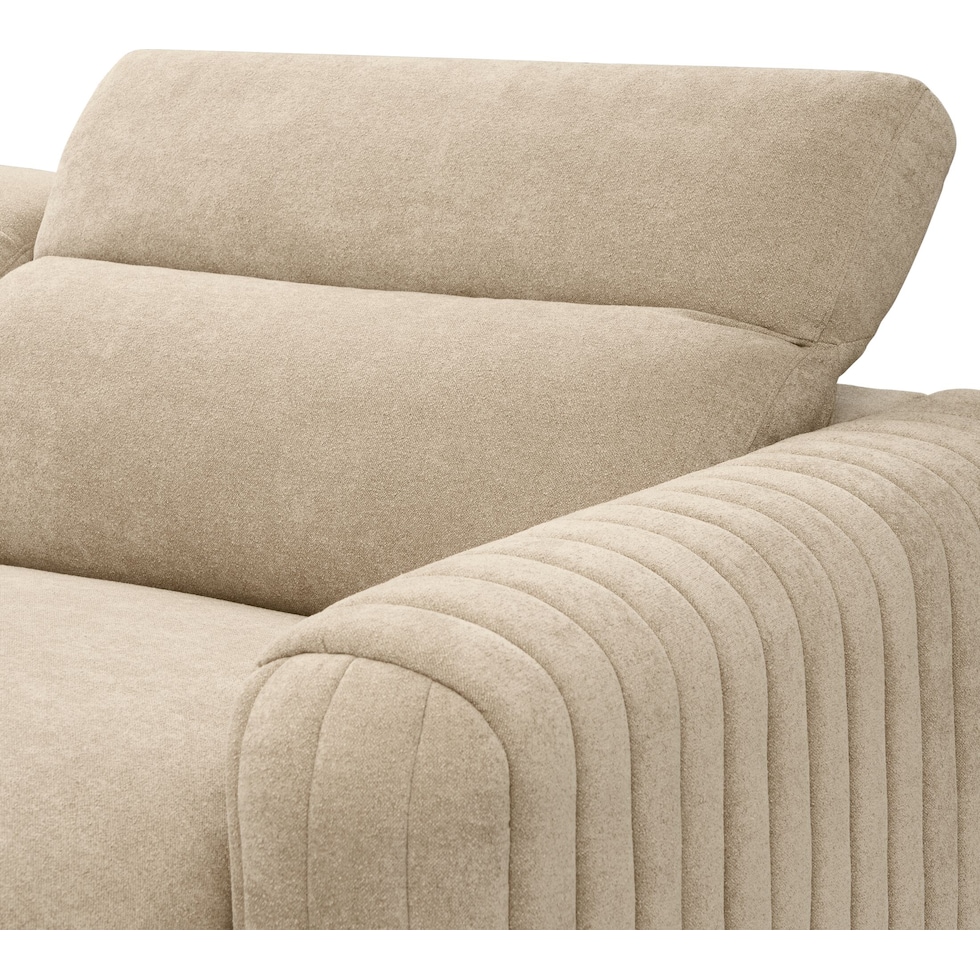 soho light brown sectional   