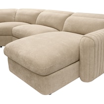 soho light brown sectional   
