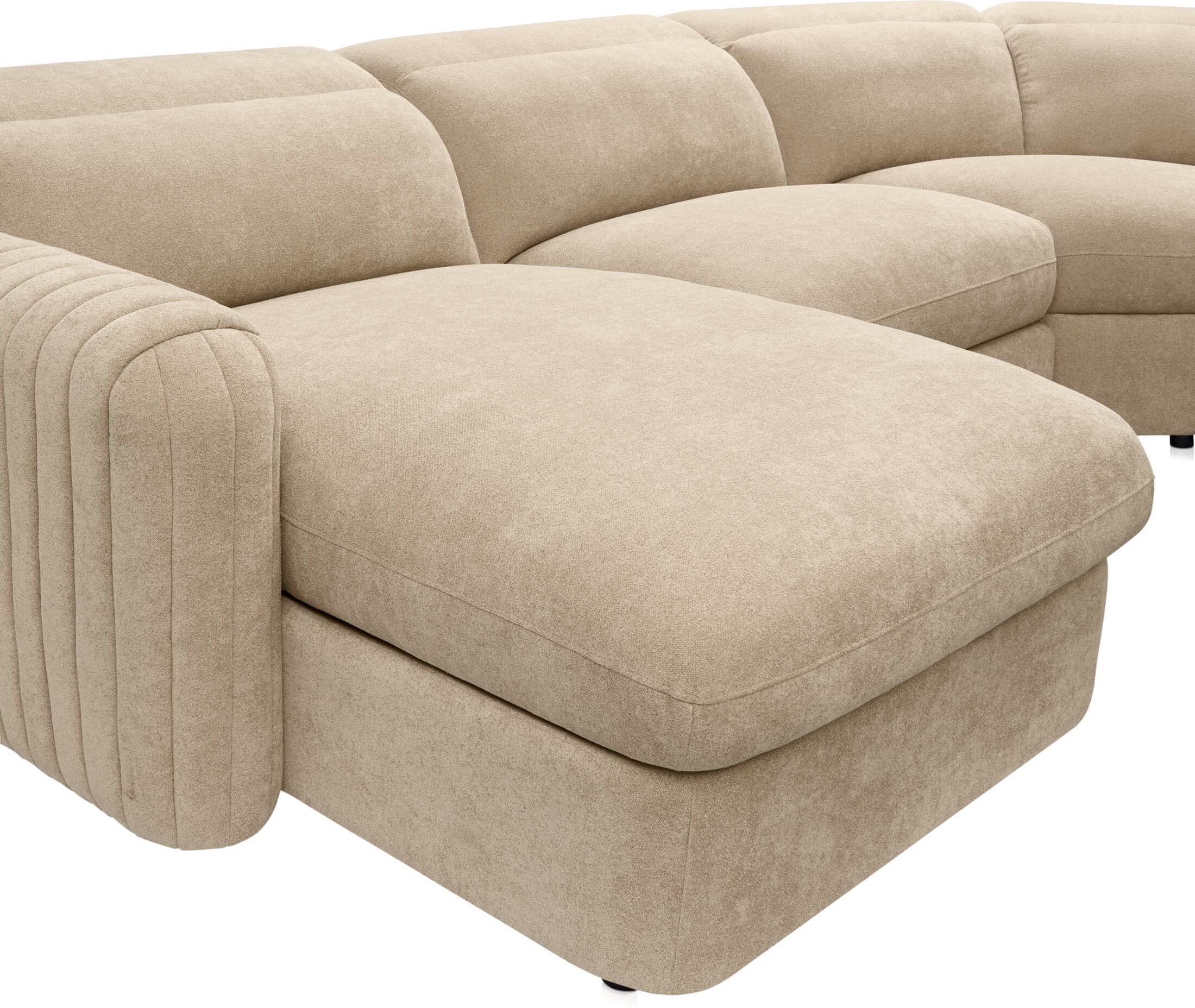 Soho Dual-Power Reclining 5-Piece Sectional with Adjustable Base