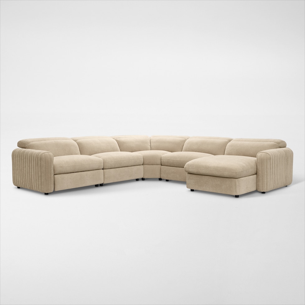 soho light brown sectional web   
