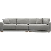 solana gray  pc sectional   