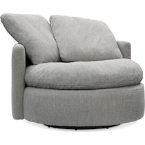 solana gray accent chair   