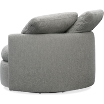 solana gray accent chair   