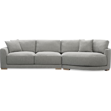 Solana 2-Piece Sectional with Cuddler