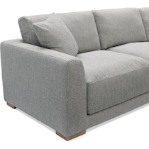 solana gray sectional   
