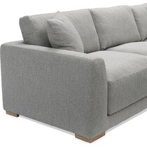 solana gray sectional   