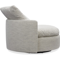 solana white accent chair   