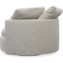 solana white accent chair   