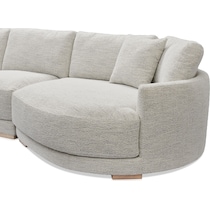 solana white sectional   