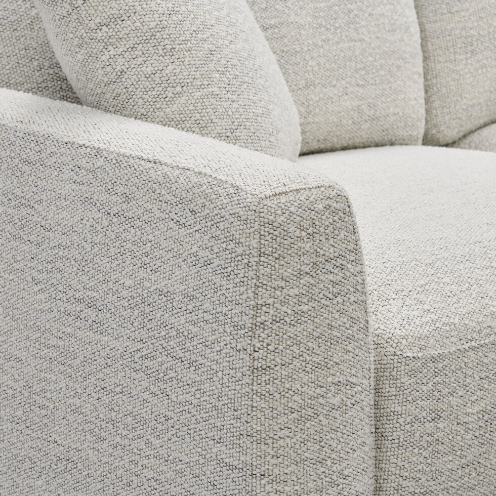 solana white sectional   