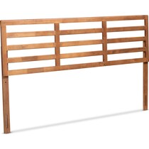 solange dark brown king headboard   
