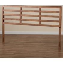 solange dark brown king headboard   