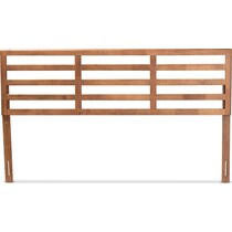 solange dark brown king headboard   