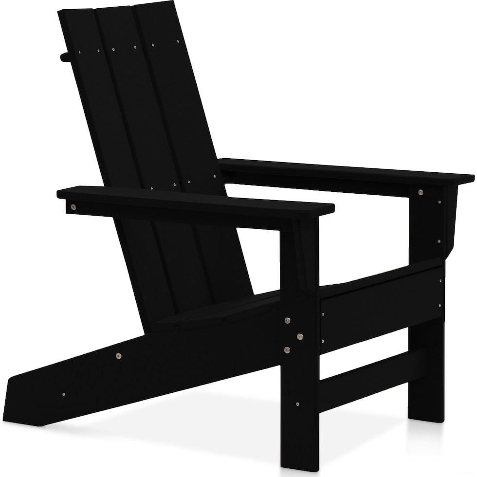 solstice outdoor black outdoor chair   
