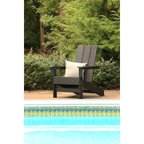 solstice outdoor black outdoor chair   