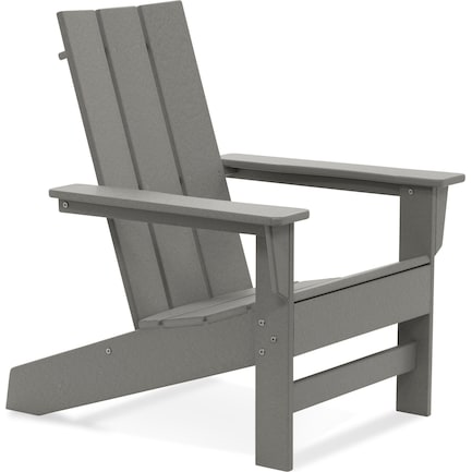 Solstice Outdoor Adirondack Chair - Light Gray
