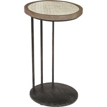 somerset dark brown end table   