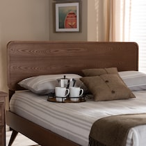 sondra dark brown queen headboard   