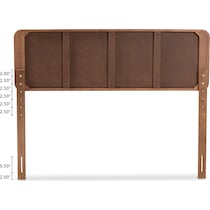 sondra dark brown queen headboard   