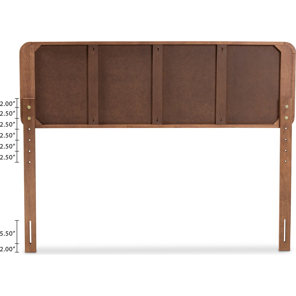 sondra dark brown queen headboard   