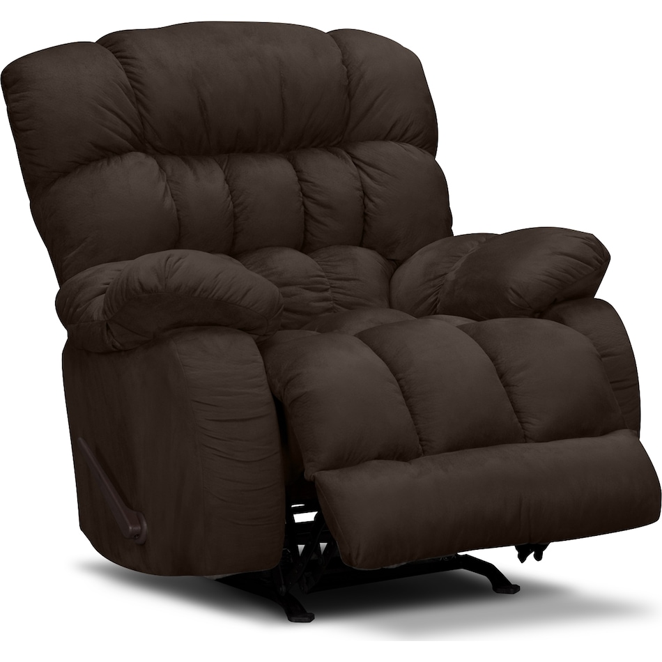 Sonic Manual Rocker Recliner Brown Value City Furniture