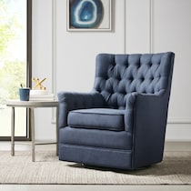 sonnet blue accent chair   