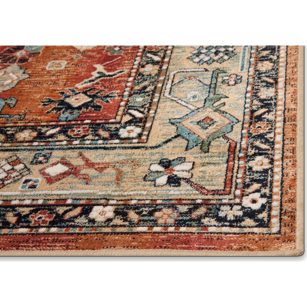 sonoma aqua celadon multicolor area rug  x    