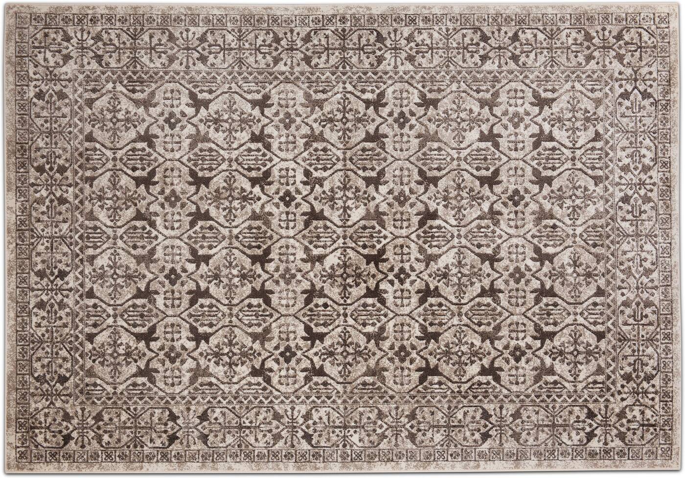 sonoma gray natural natural and gray area rug  x    