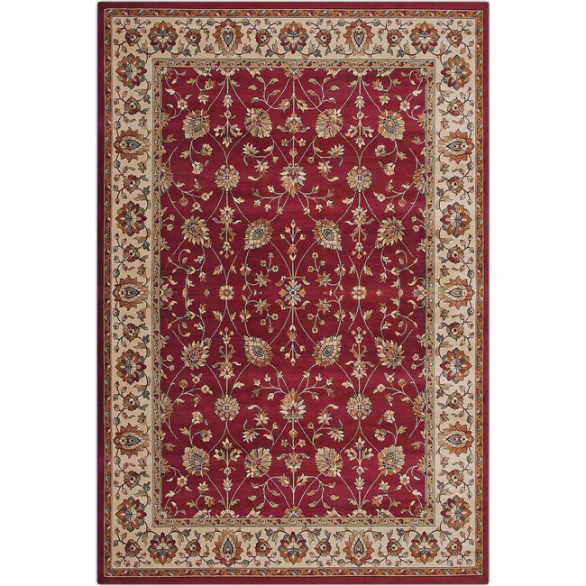 Rugs - Sonoma Noble 5' x 8' Area Rug - Red and Beige