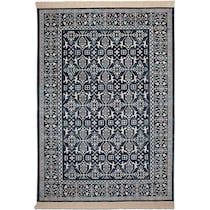 sonoma traditional navy blue area rug  x    