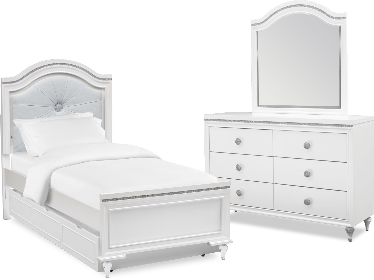 twin bed with trundle bedroom set