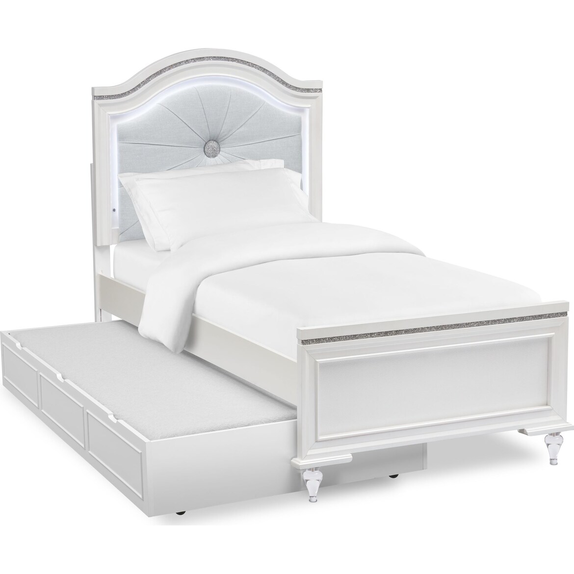 Sophia Full Trundle Bed Value City Furniture and Mattresses