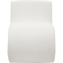 sophia white accent chair   