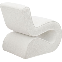 sophia white accent chair   