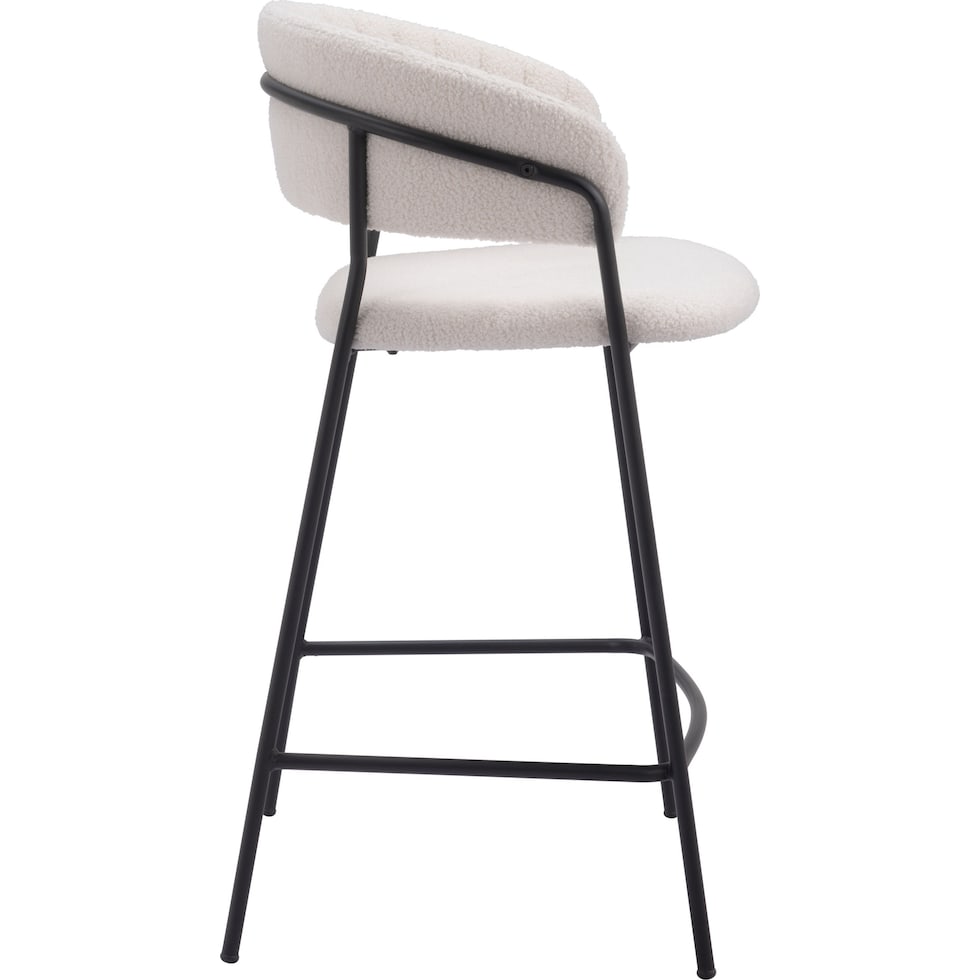 sora white counter height stool   